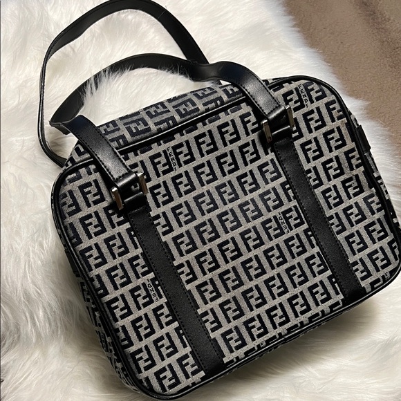 FF monogram Handbags - NWOT. Black and Gray Monogram Handbag